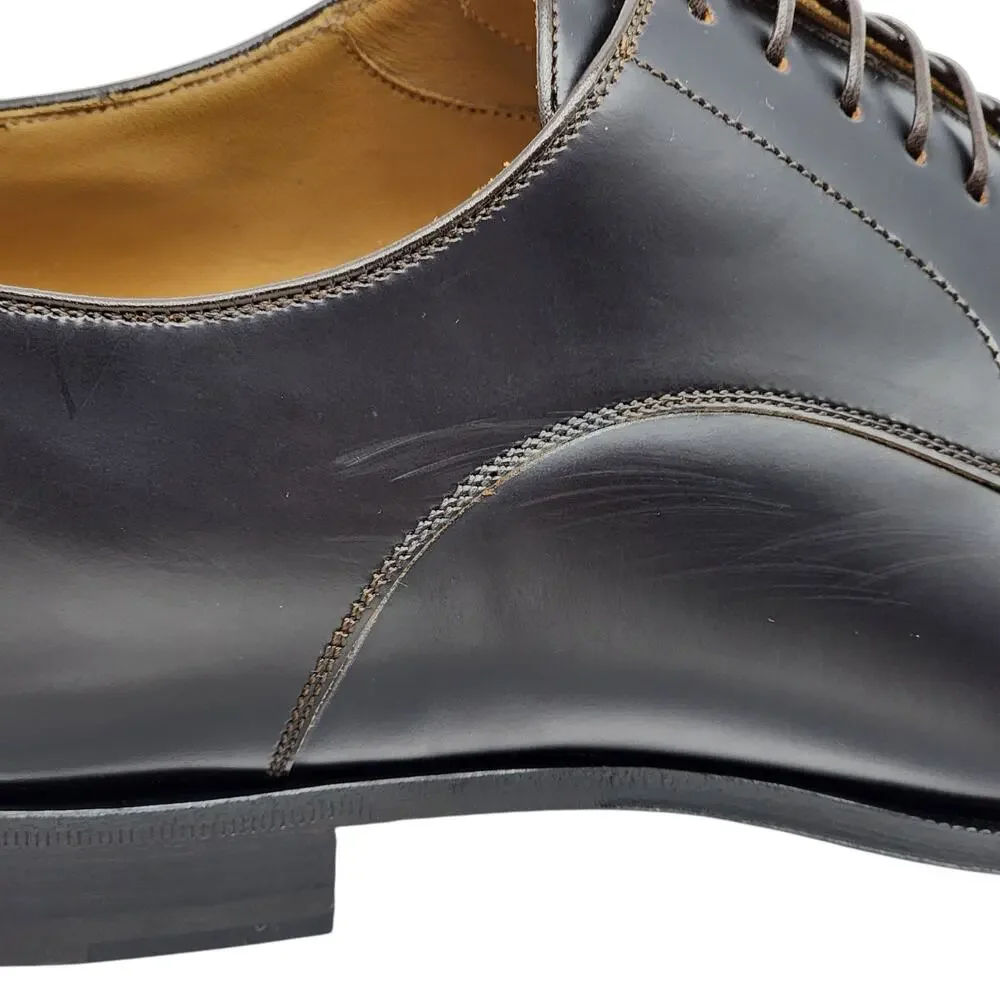 Christian Louboutin Cortomale Derby Shoes - Leather - Brown - 40.5 7.5 $995